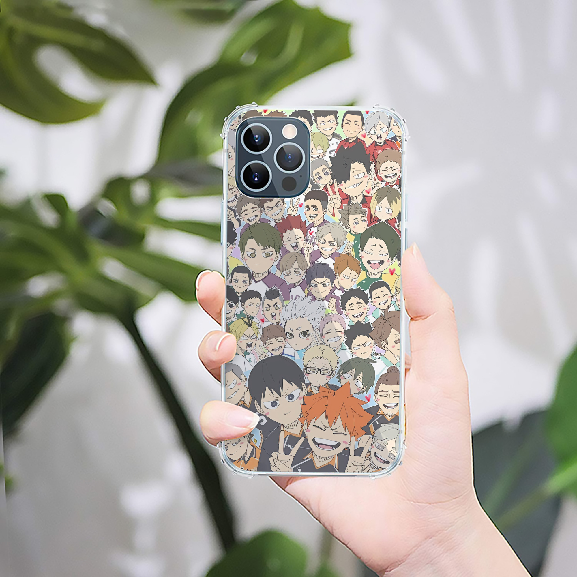 （画像用） ハイキュー!! Haikyu!! 【iPhone 12シリーズ対応】透明スマホケース（クリアソフトケース）